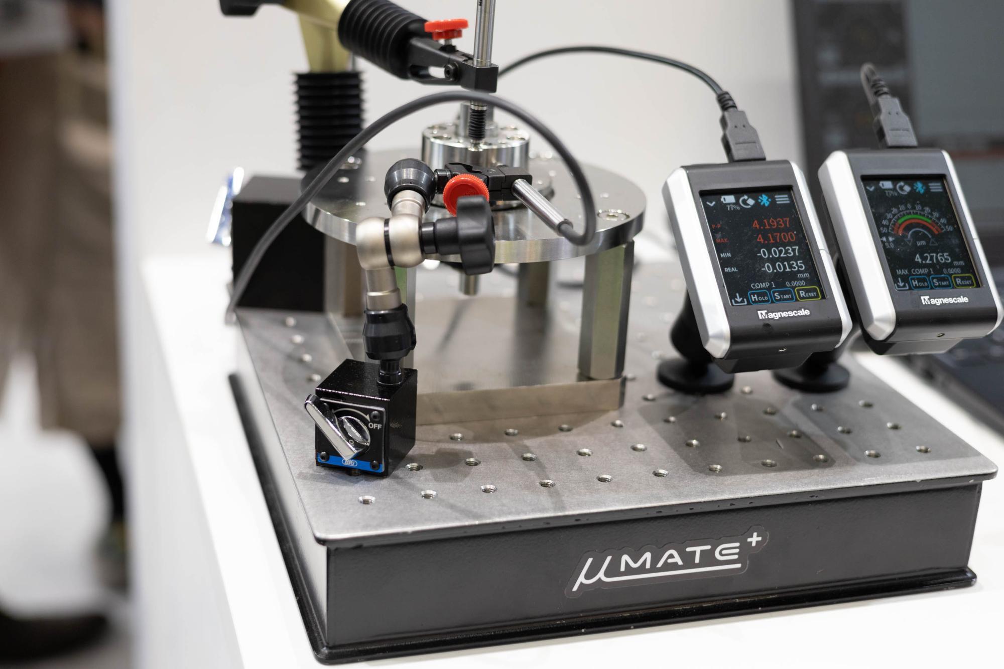 株式会社マグネスケールの出展ブース