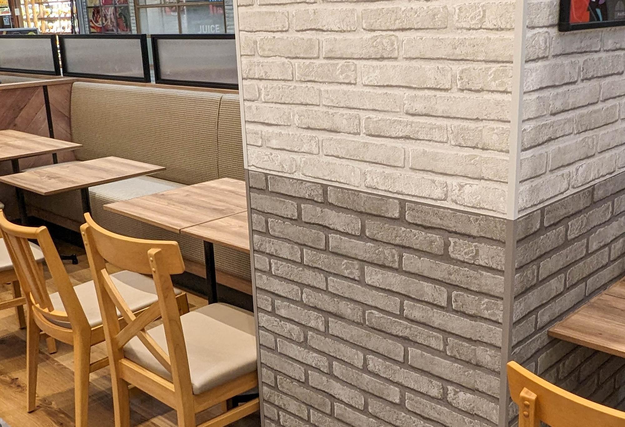 店内のイートインスペース