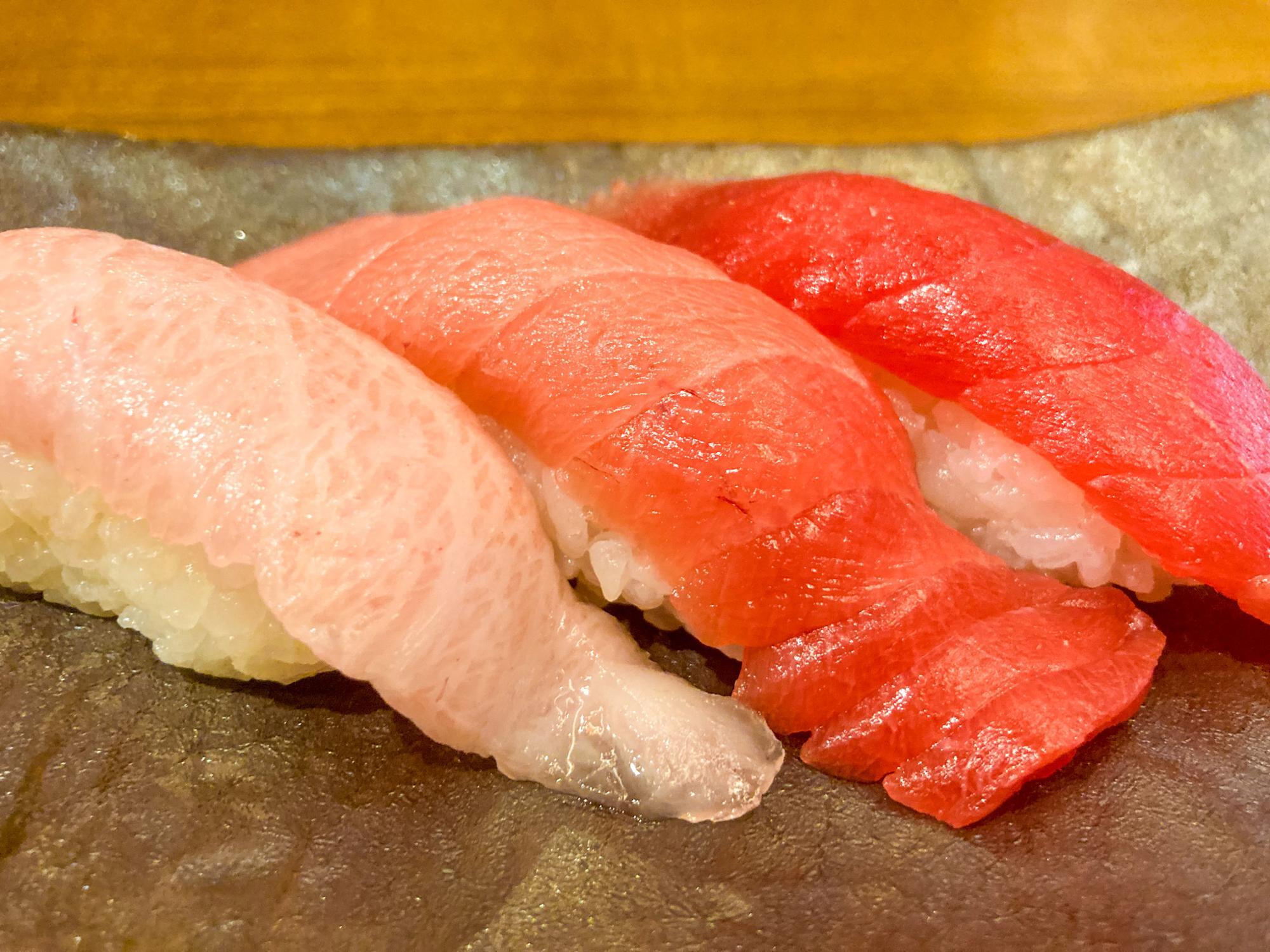 生本まぐろ盛り合わせにぎり