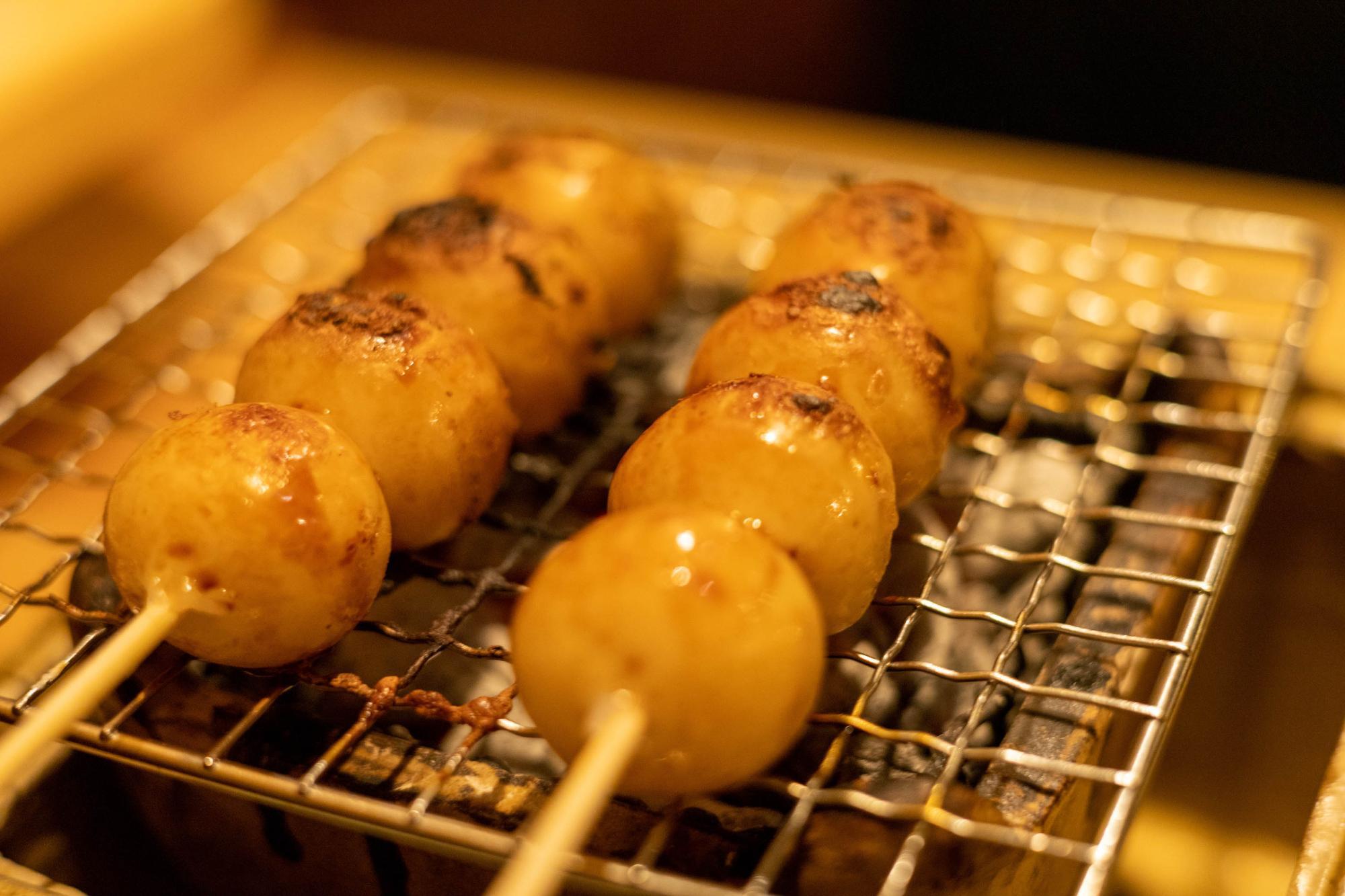 ２本同時に焼く